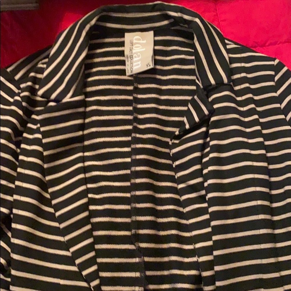 Dolan Left Coast Collection Black and Tan Blazer